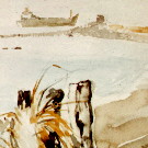 Thumb Schiff mit Strand